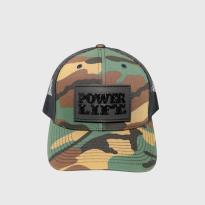 Yp6606 Trucker Hat - Camo/Black 3D PVC Patch. 