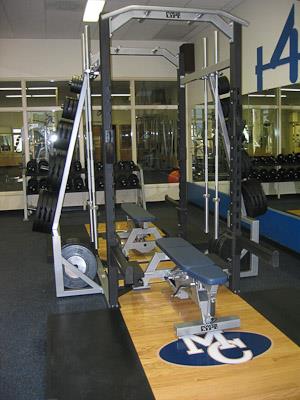 Mendochino College Dumbbell Bench and Rack by Power Lift