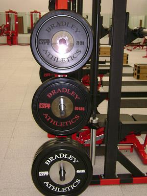 Bradley customized weights by Power Lift