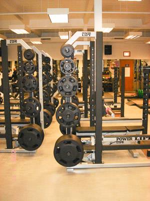 Cornell University Vertical Weight Storage by Power Lift