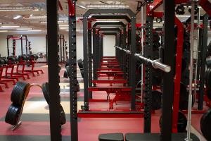 Foothill College Racks and Dumbbells by Power Lift