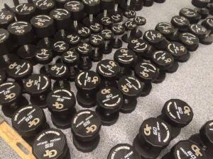 Georgia Tech Custom Dumbbells by Power Lift