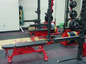 Iowa State Basketball Half Rack Setup by Power Lift
