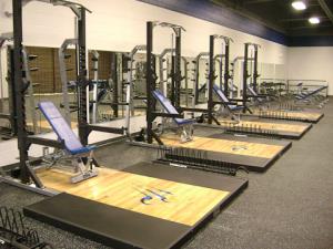 Kirkwood College Half Racks by Power Lift