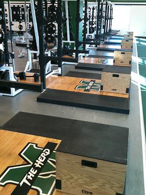 Marshall University Platforms and Technique Boxes by Power Lift