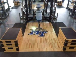 Middle Tennessee State customized mat by Power Lift