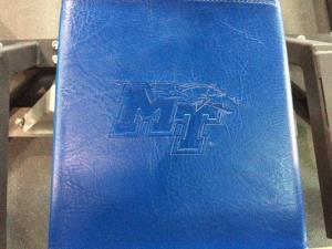 Middle Tennessee State customized bench by Power Lift