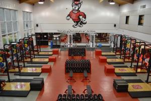 North Carolina State Basketball Weight Room by Power Lift