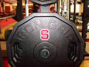 North Carolina State customized weights by Power Lift
