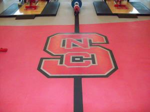 North Carolina State customized flooring by Power Lift