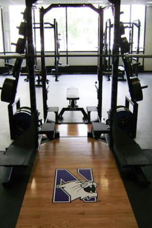 Northwestern University Combo Rack by Power Lift