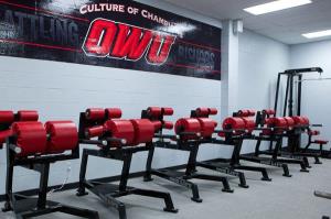 Ohio Wesleyan University Glute Ham Bench by Power Lift