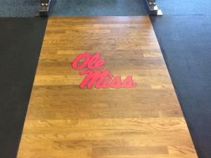 Ole Miss Custom Lifting Platform by Power Lift