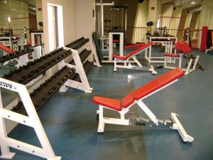 Saint Mary's University Benches and Dumbbells by Power Lift
