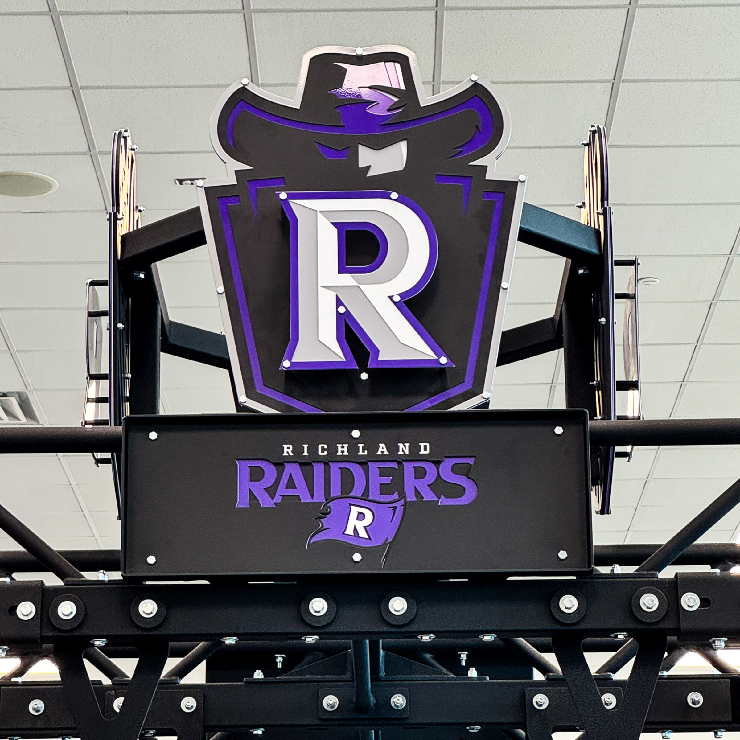 Laser Cut Floating Sign