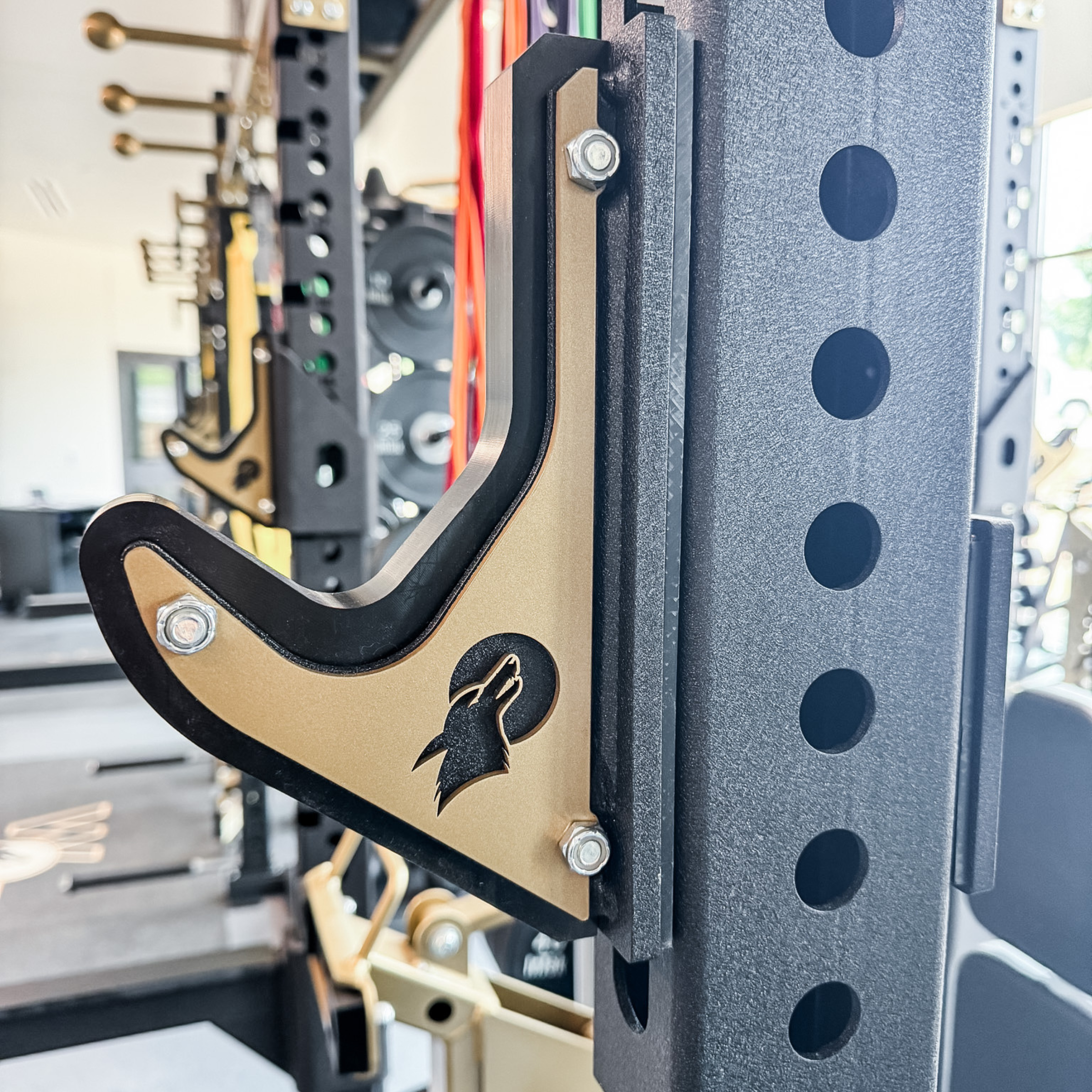 Laser Cut "Rhino Hook" Bar Catch Logo