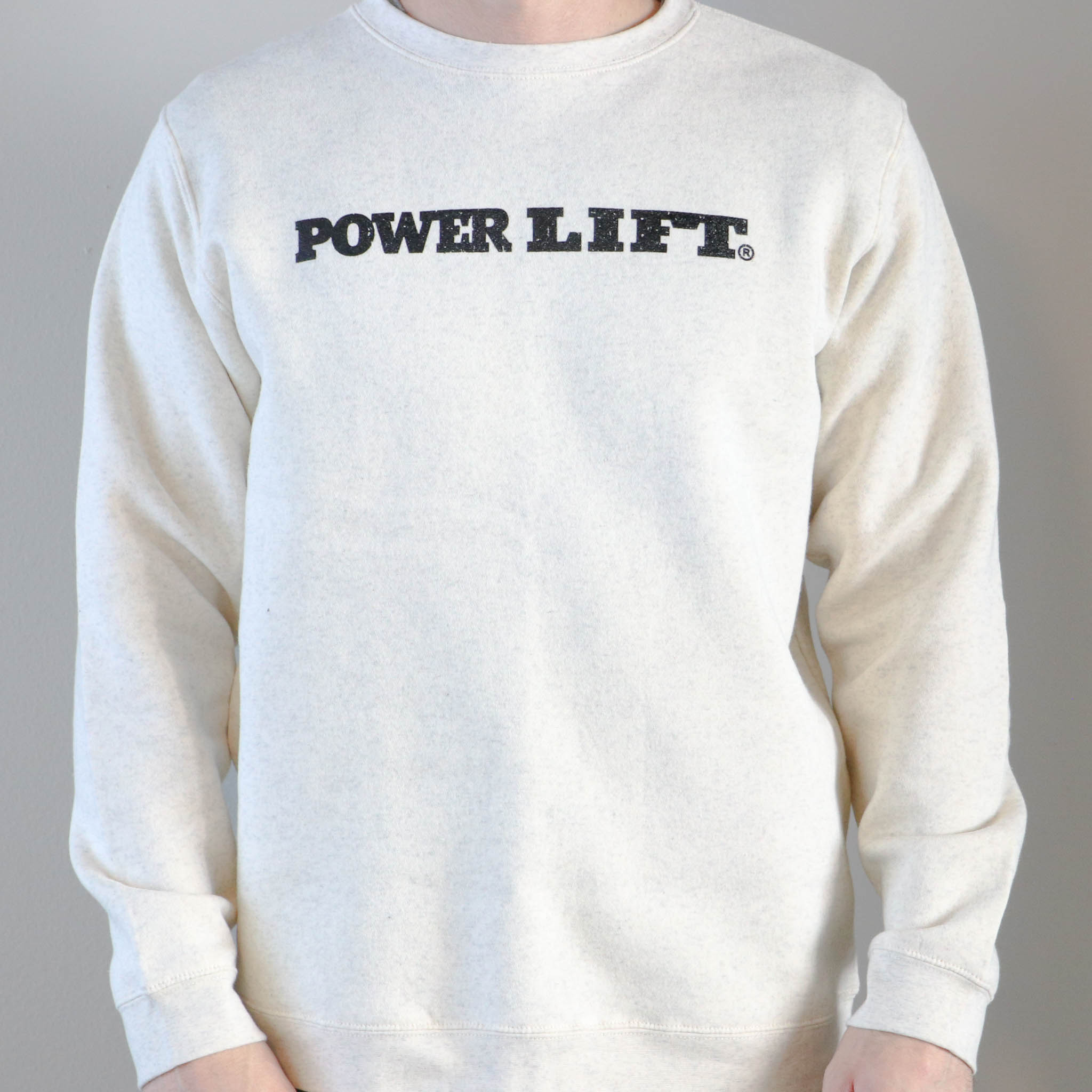 Horizontal Logo Crewneck Sweatshirt - Natural Heather