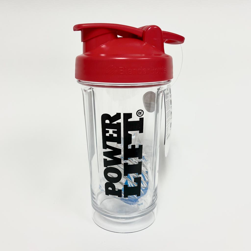 BlenderBottle Clear/Red | Power Lift