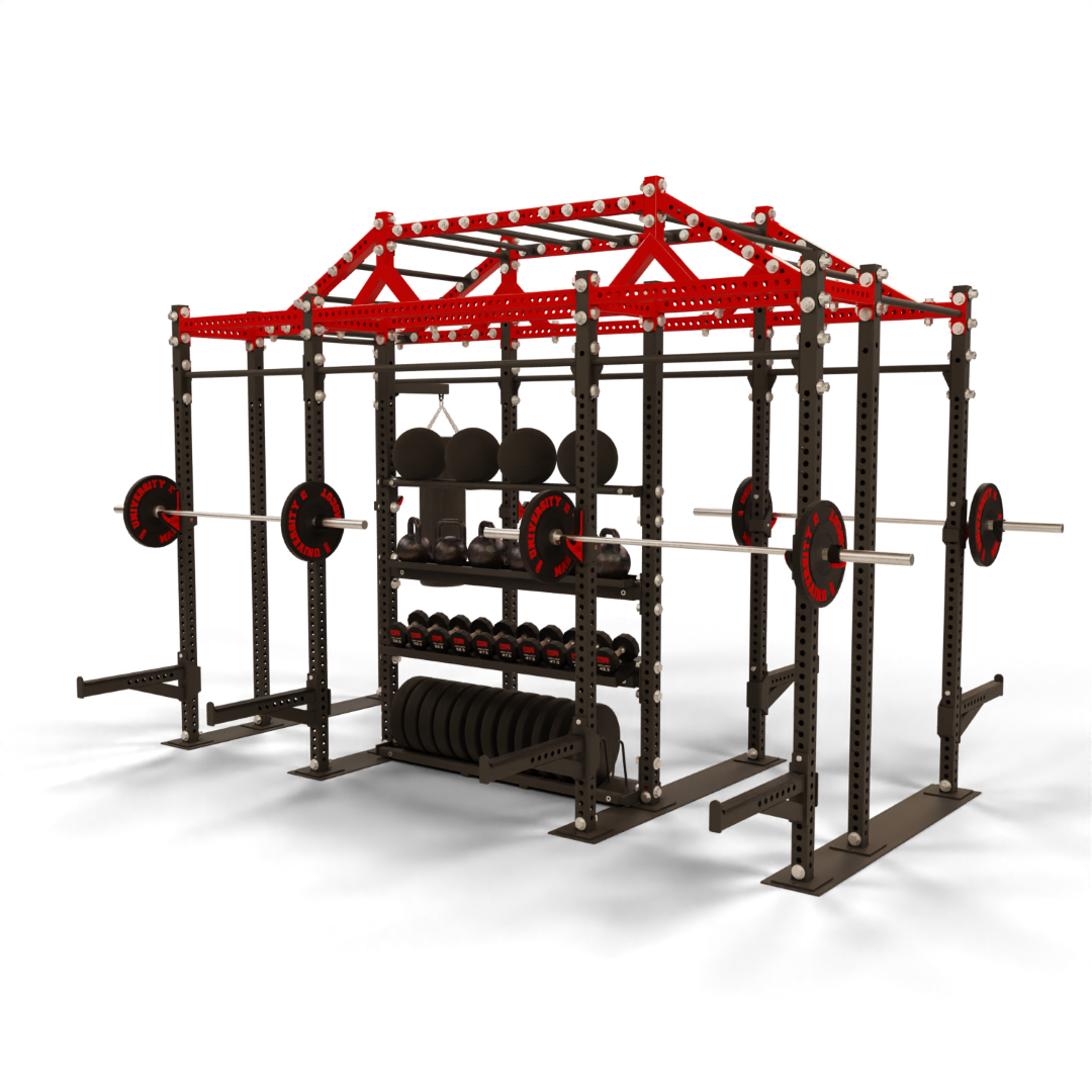 Standard 4 Rack Rig 3x3 11 Gauge Collegiate Rig Station | Power Lift